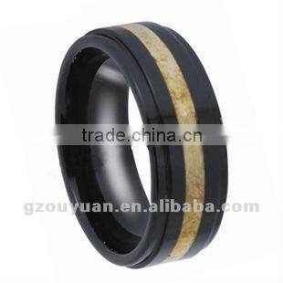 Ceramic Black Faceted Mens Wedding Ring, Hot sell wedding band ceramic ring