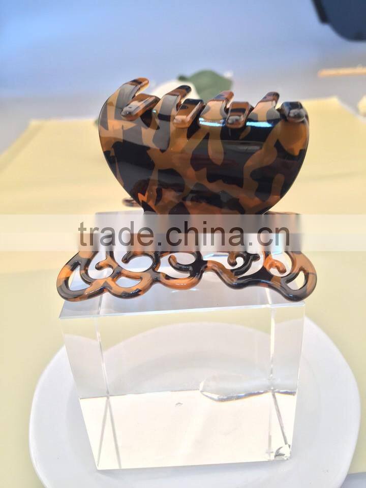 Wholesale luxury barrette high quality fashion jewelry butterfly hair claw clip novelty clamp clip