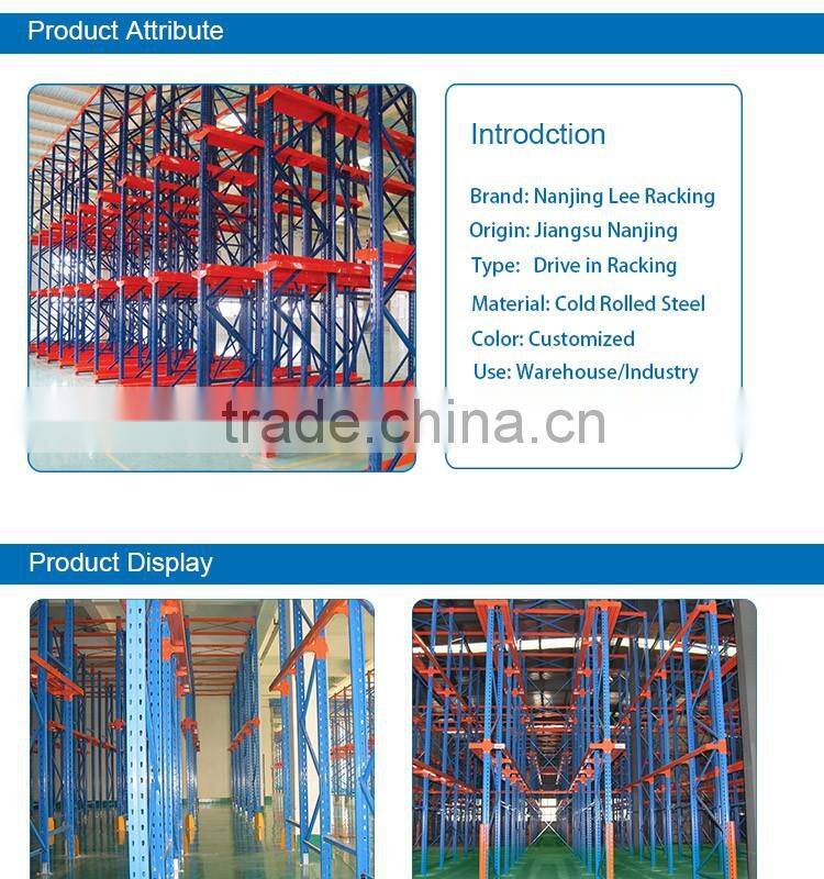 Wood Furniture Industry Storage System Drive in Racking