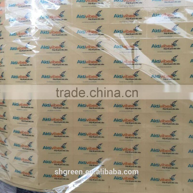 Eco-friendly vinyl sticker for food