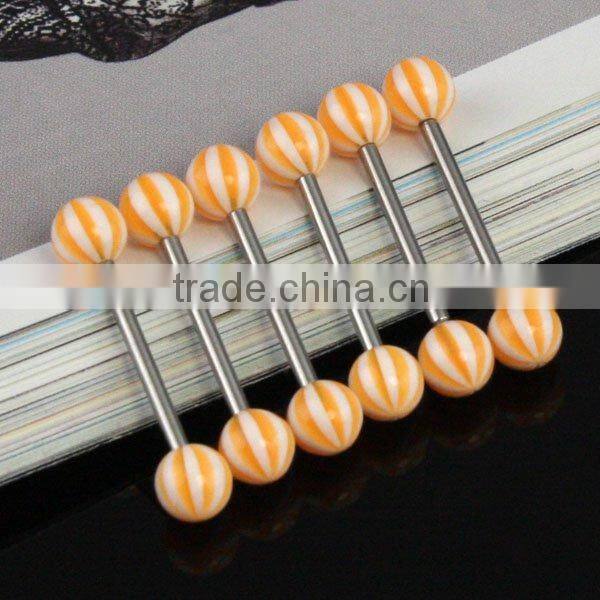2014 most popular tongue jewelry,uv jewelry body piercing jewelry