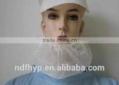 workshop white disposable beard cover
