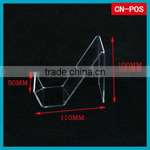 display acrylic holders for shoes for shopping mall