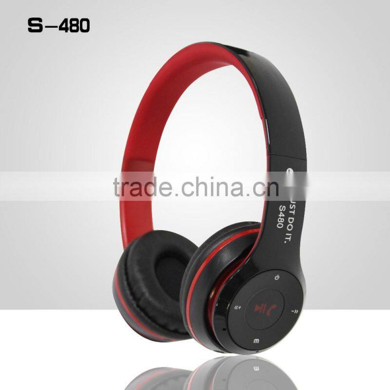 SNHALSAR headphone suppliers , S480 stereo sound wireless headphone bluetooth