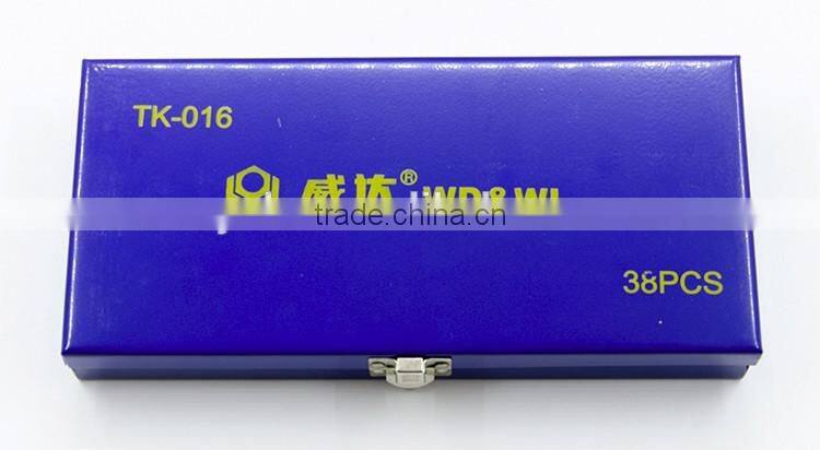 Socket Wrench tool Set Case 38 pieces 10mm