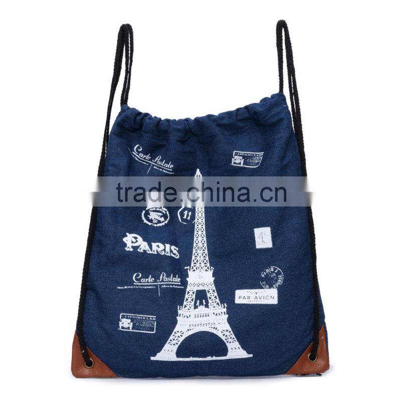 Printing shoulder bag promotional canvas shopping bag tote shopping bags