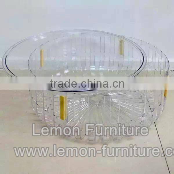 Durable classical glowing led tea table