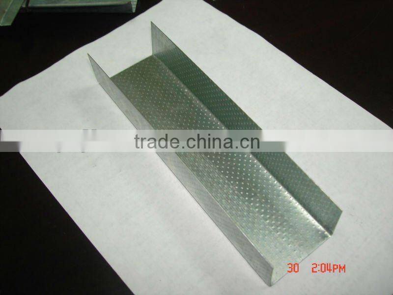 galvanized Accessory stud track ceiling wall partition