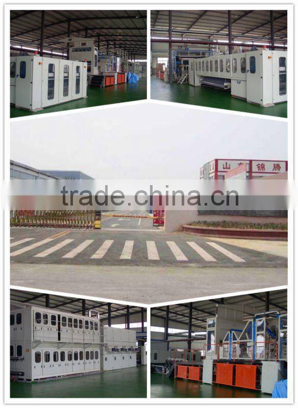 Printing plain red square spunlace nonwoven fabric