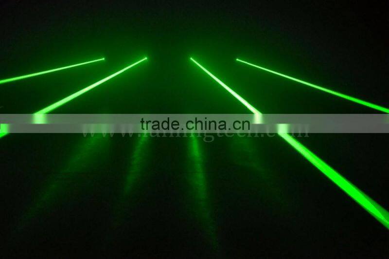 LN300 1000mW RG 8-Head Mobile Fat-Beam Laser Net