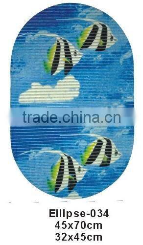 Pvc foam Eco-friendly anti-slip bath mat/floor mat