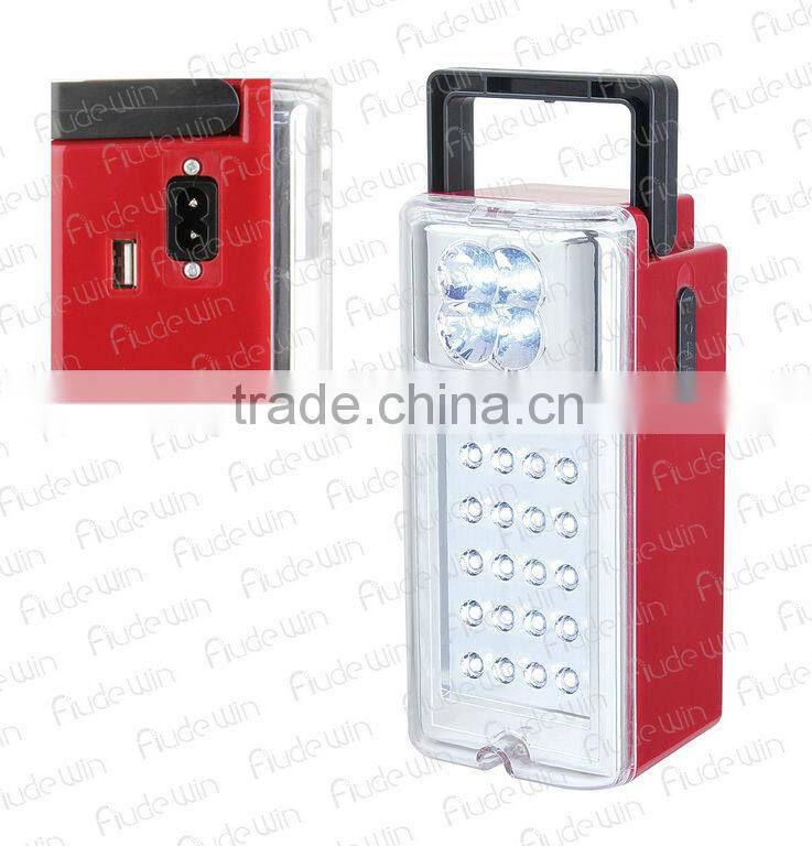 24 SMD/LED Emergency Lights with USB Deveice with Charge Protect