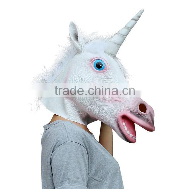 2016 New Fashion cosplay fashionable cute wire EL light horn Mask