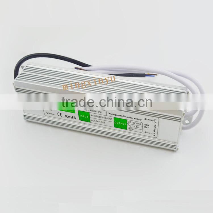 factory price 230v 24v transformer waterproof 150w led driver