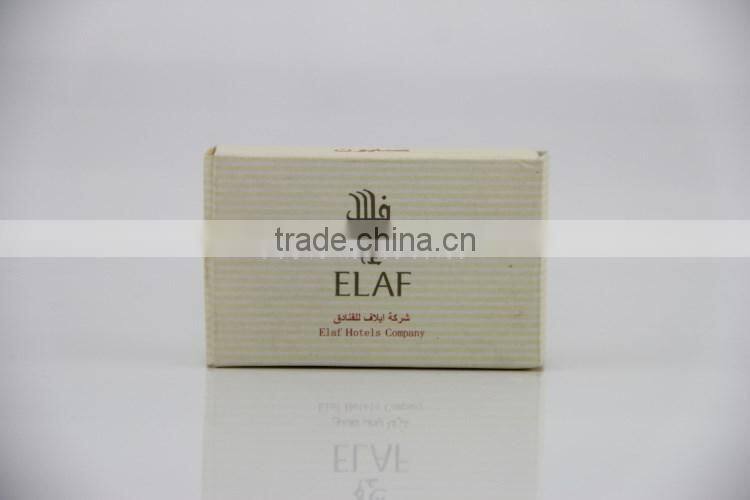 White body bar soap with paper box 45g