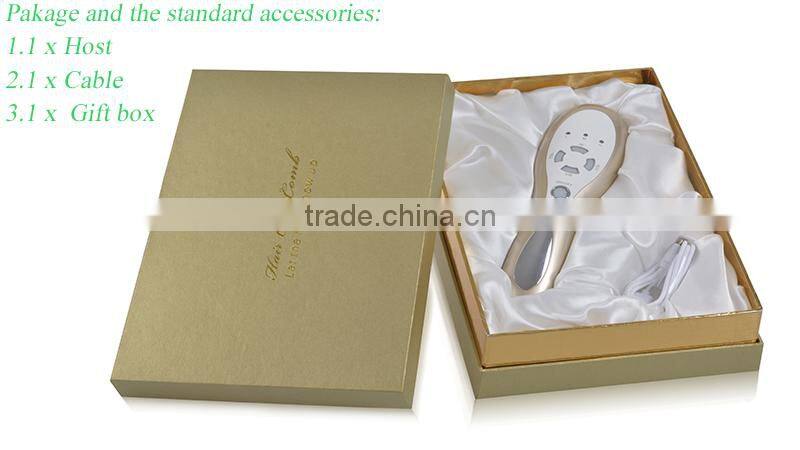 New product 2016 electric ion cheap personalized bulk hair combs with CE and Rohs