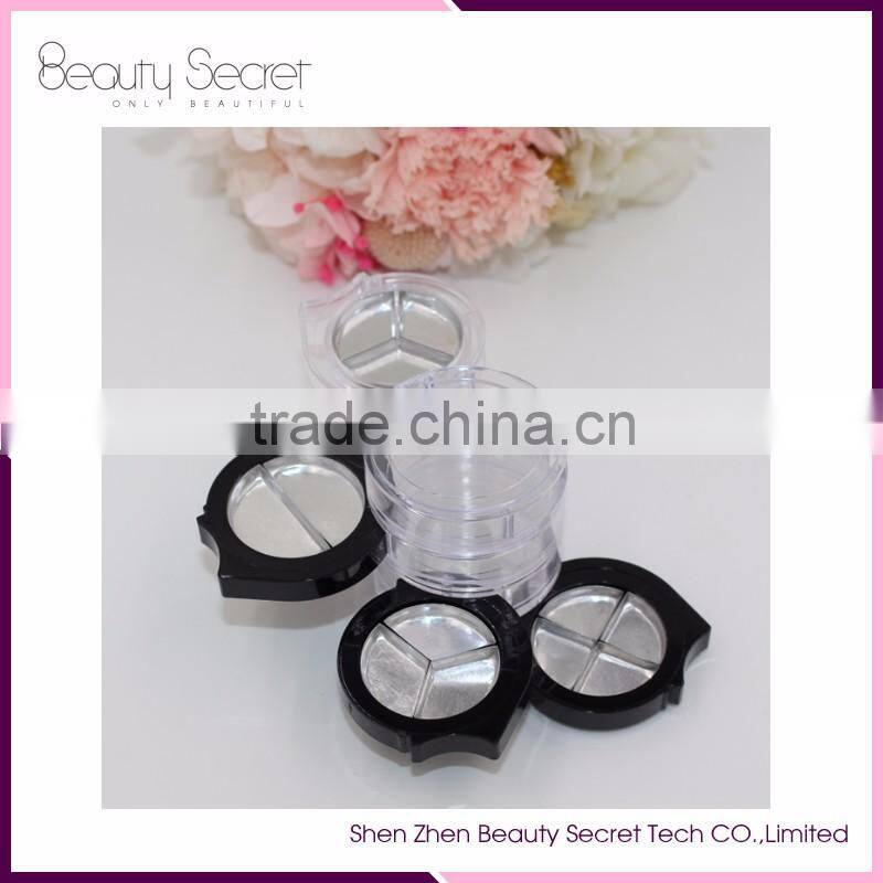 New Round 3cells eyeshadow empty makeup palette