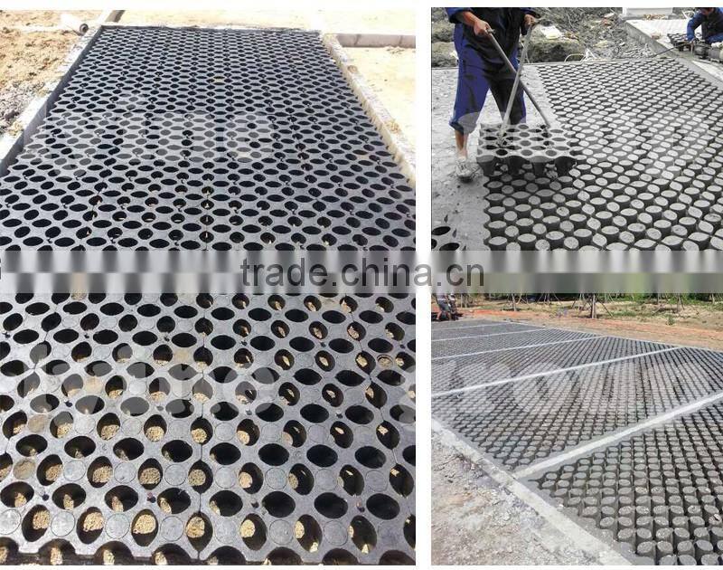 lyine High load cast concrete floor grass arts die and Grass parking