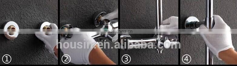 hot sale brass Thermostatic supercharged shower combo kits E28D