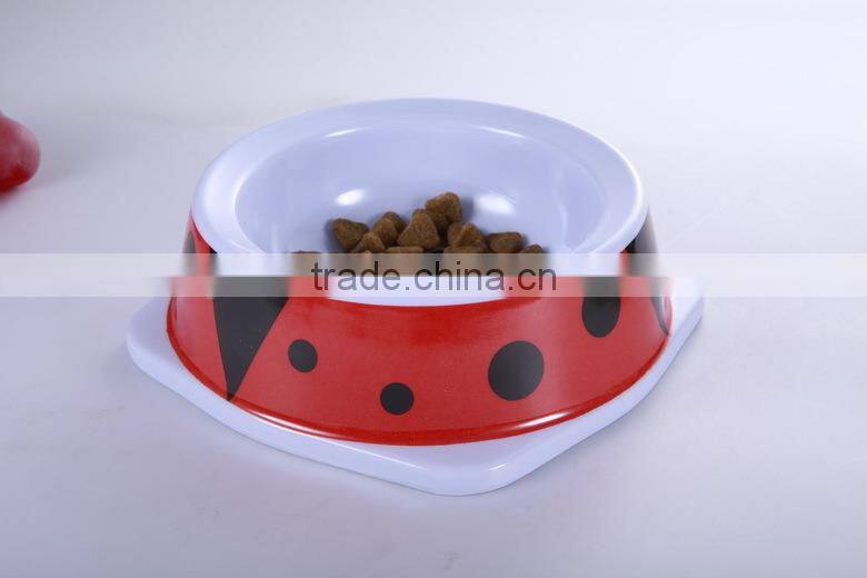 Factory wholesale custom cheap melamine pet bowl,single dog feeder