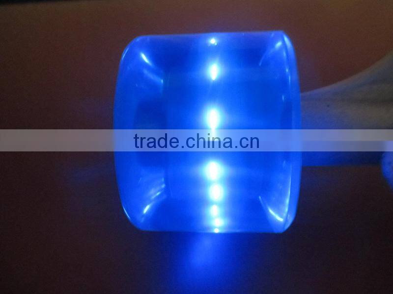 custom Flashing led PU longboard wheels