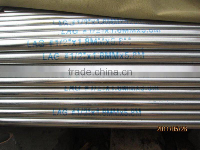 best offer of Hot Dip Galvanized Steel Pipe for fuild supply made in Tian Jin