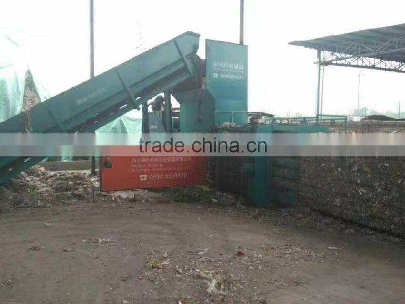 Automatic scrap paper baling press