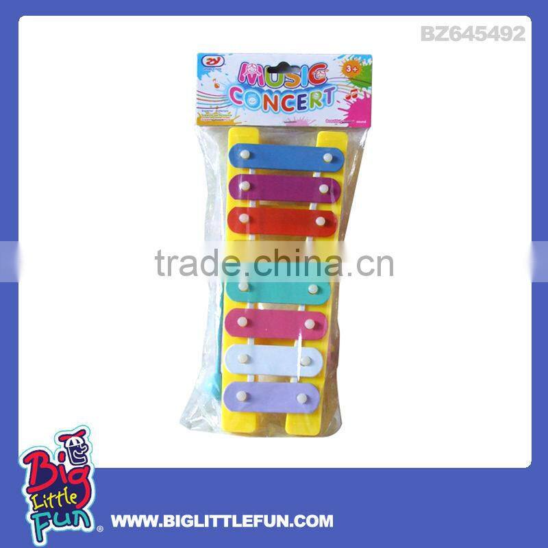 Musical toy pull along piano toy xylophone