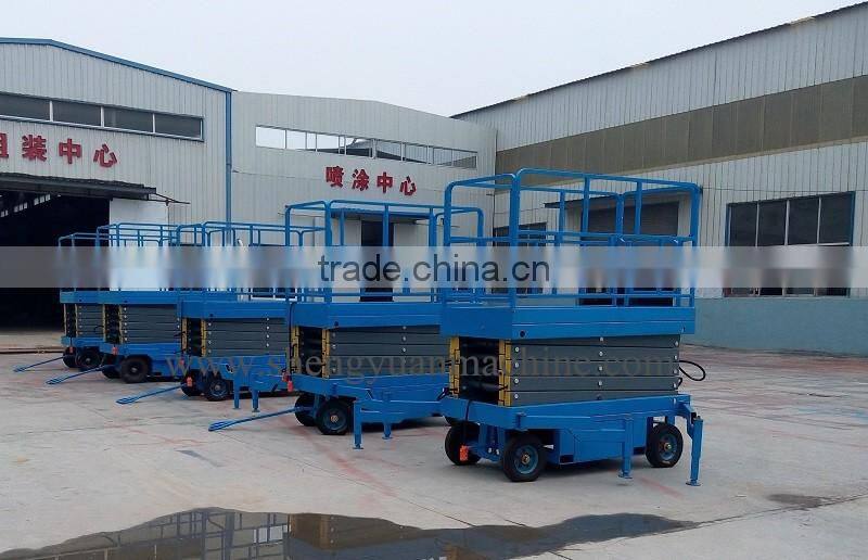 9m Platform Height Aerial Scissor Lifter Machine