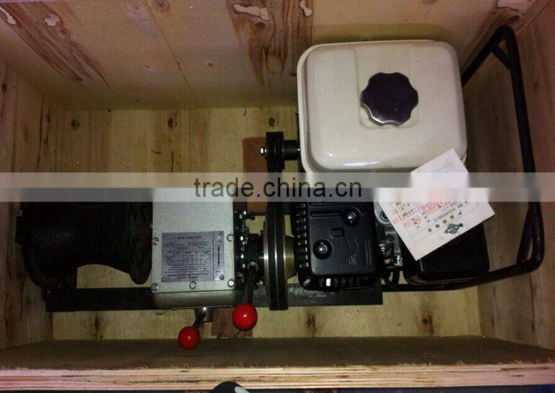 China 3 Ton Honda Gasoline Engine Powered Winch