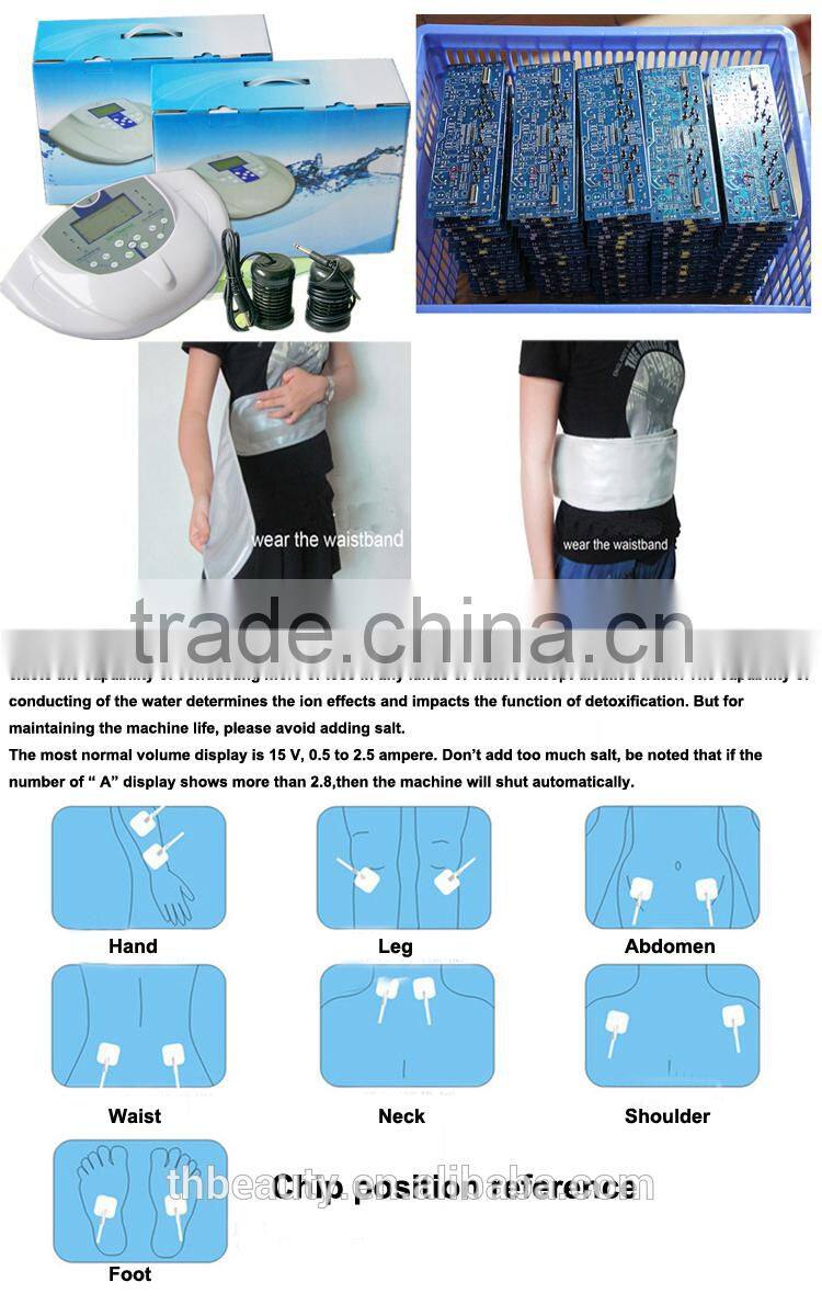Detox Machine Foot Spa Machine Ion Cleanse Foot Spa massager ionic detox foot spa with belt