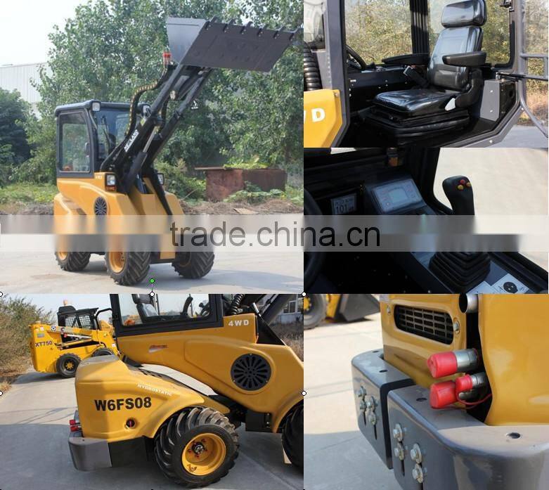 CE approved construction machine small wheel loader for sale