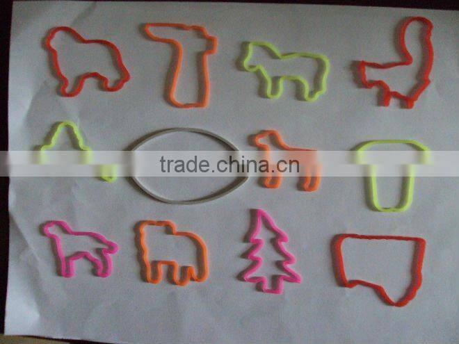 Colorful Cute Ametabolic Silicone Rubber Bands