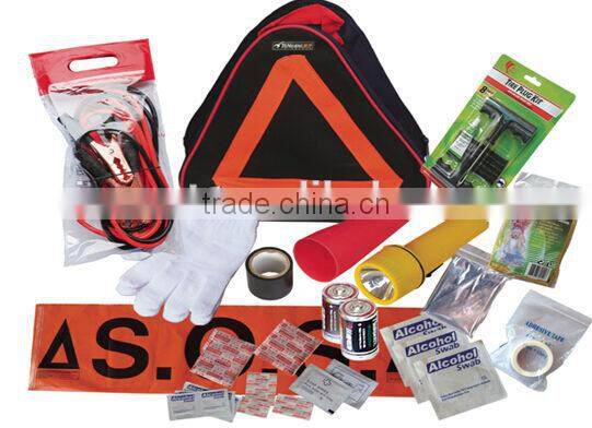 H90167 Road-safety car emergency tools triangle bag, auto first aid bag V-QZH26