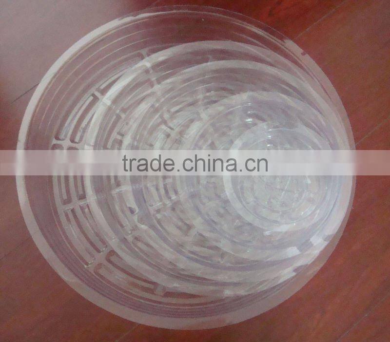 Hydroponics indoor garden plastic grow saucer/plant plastic saucer/plant pots plastic saucer