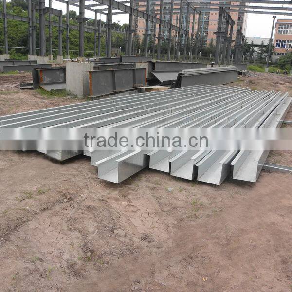 Steel structure building stainless steel rain gutte