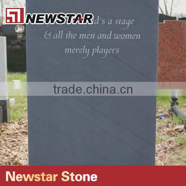 Newstar Hot Sale Good Quality Slate Gravestone