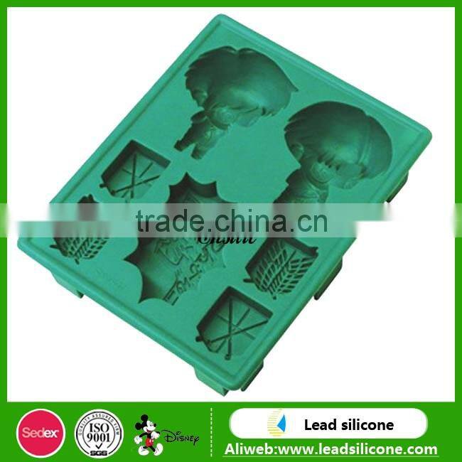 Factory wholesale personalized custom giant silicone ice cube tray