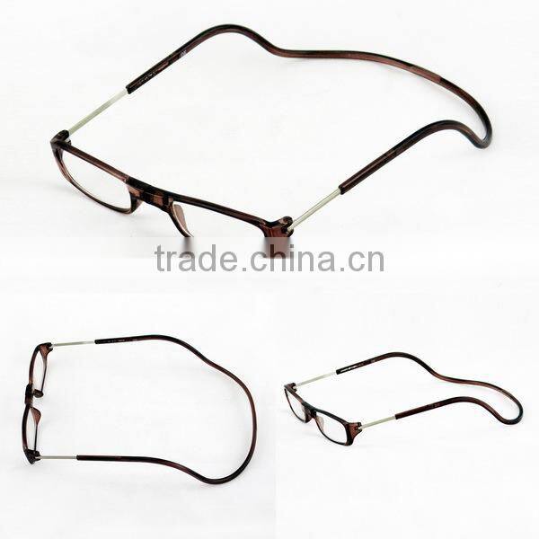 Old people Charming racing magnetic $1 reading glasses