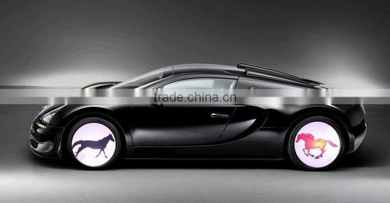 2016 New Arrival Programmable Car Wheels Colorful LED Light Good Present Car Gadgets Christmas Gifts Wholesale Price