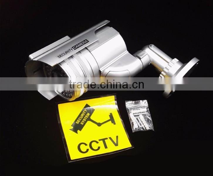 Factory Cheap Fake Security Camera, Dummy Dome Solar CCTV Camera