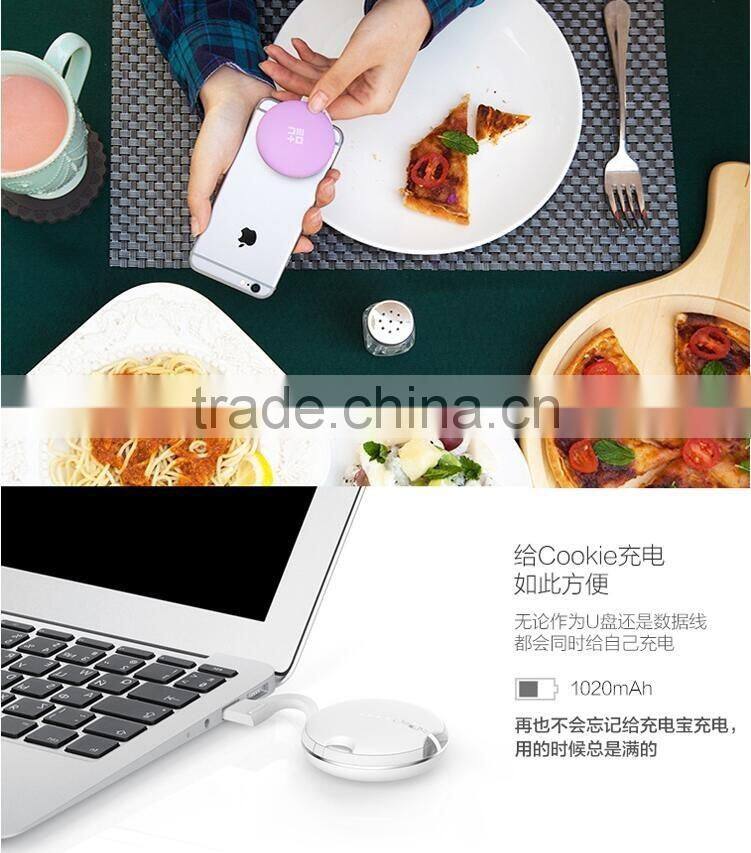 Newest Innovate Multifunction Flash Driver Mini 1020 mAh Power Bank With Charger Cable U disk