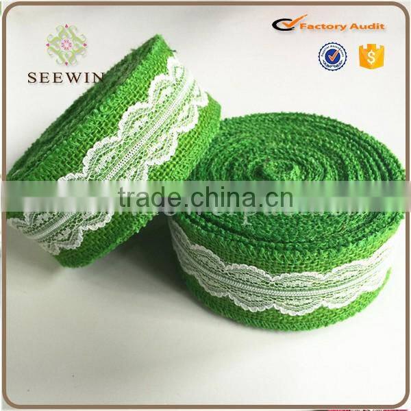 beautiful lace raw jute price roll for decoration