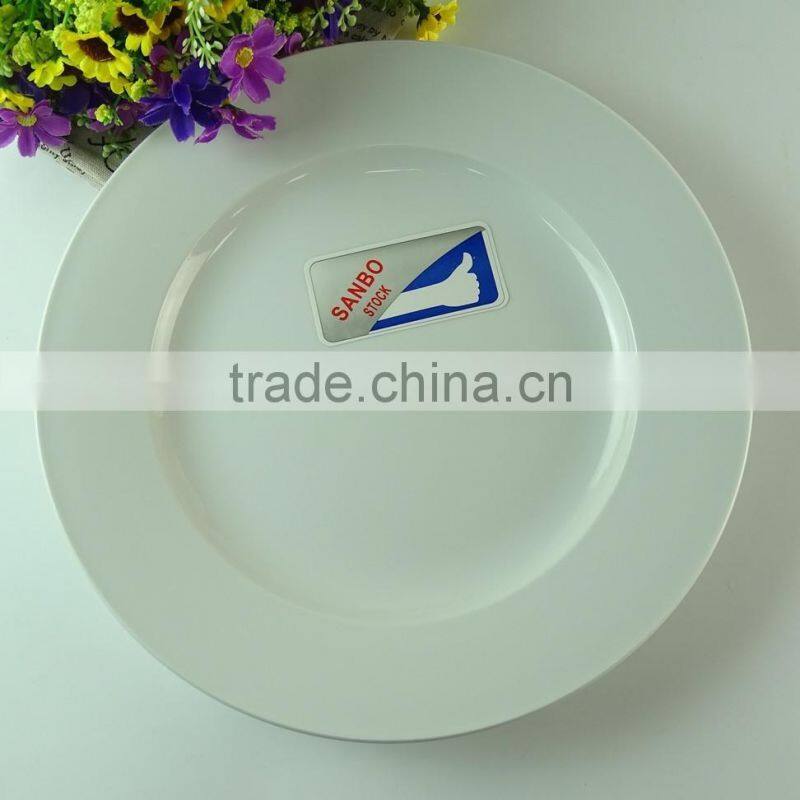 ceramics white cheap dinner plates