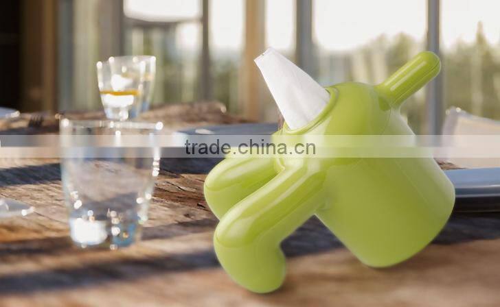 Wholesale Stock Small Order Fashion Plastic Puppy Colorful Napkin Holder