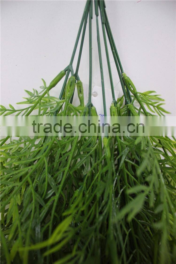 PE plastic hanging vine rattan bulk grass artificial hanging leaf