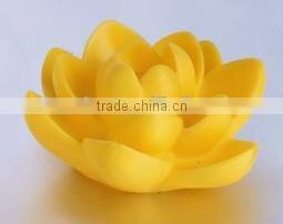 Eco-friendly lotus flower shape PVC baby bath swimming toy