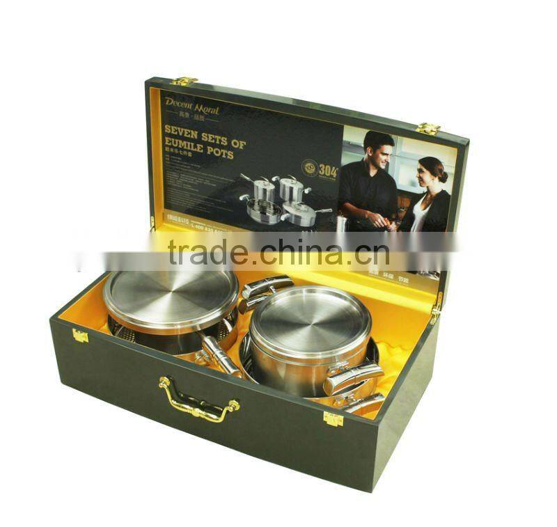 Stainless steel cookware 304 Green Engery Stock Pot with 5 ply