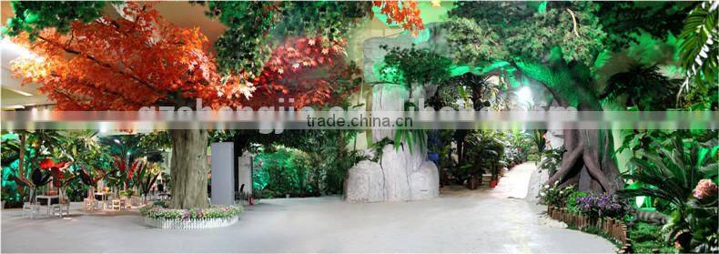 SJZJN 2560 green decorative maple leave artificial decorative vines
