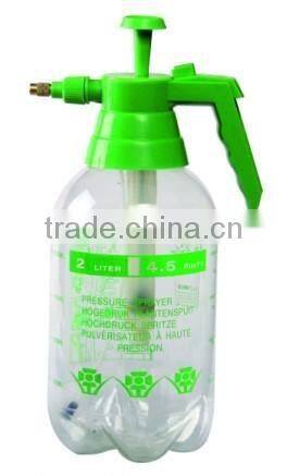 plastic transparent with scale printing garden sprayer
